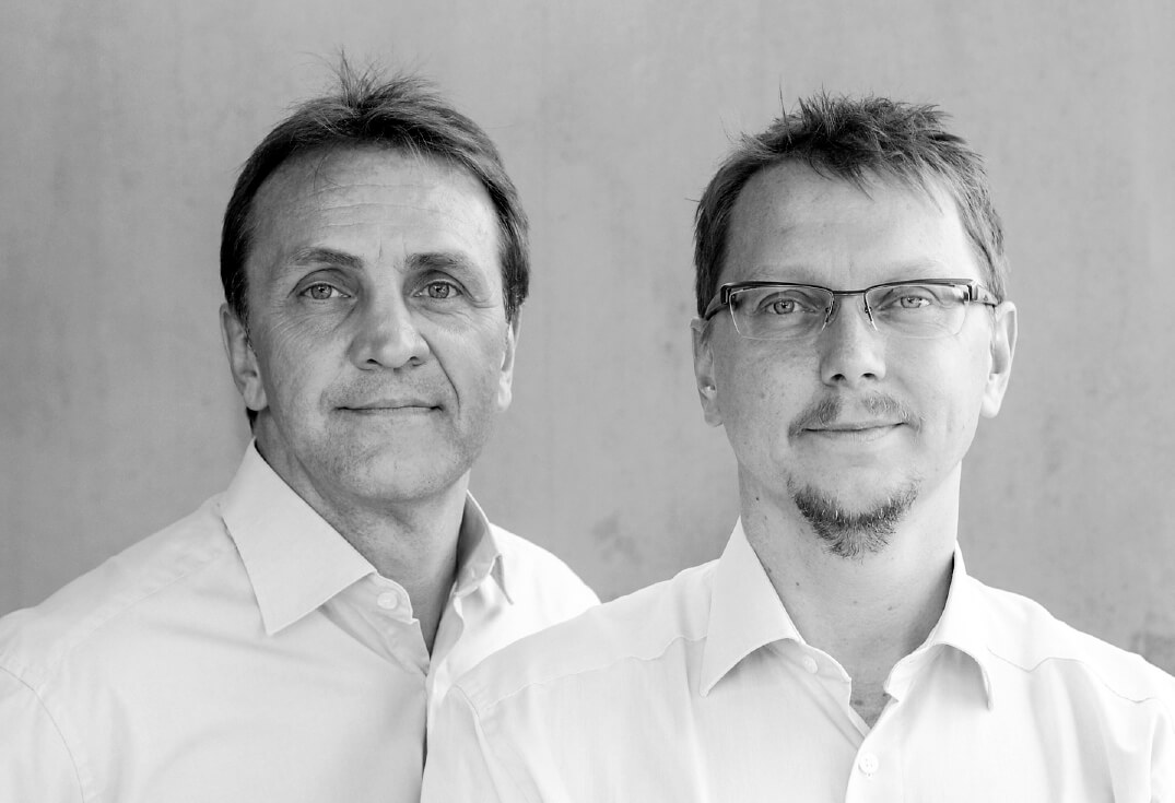 Bild von den Liin-Gründern Gerhard Böhringer und Markus Daubner